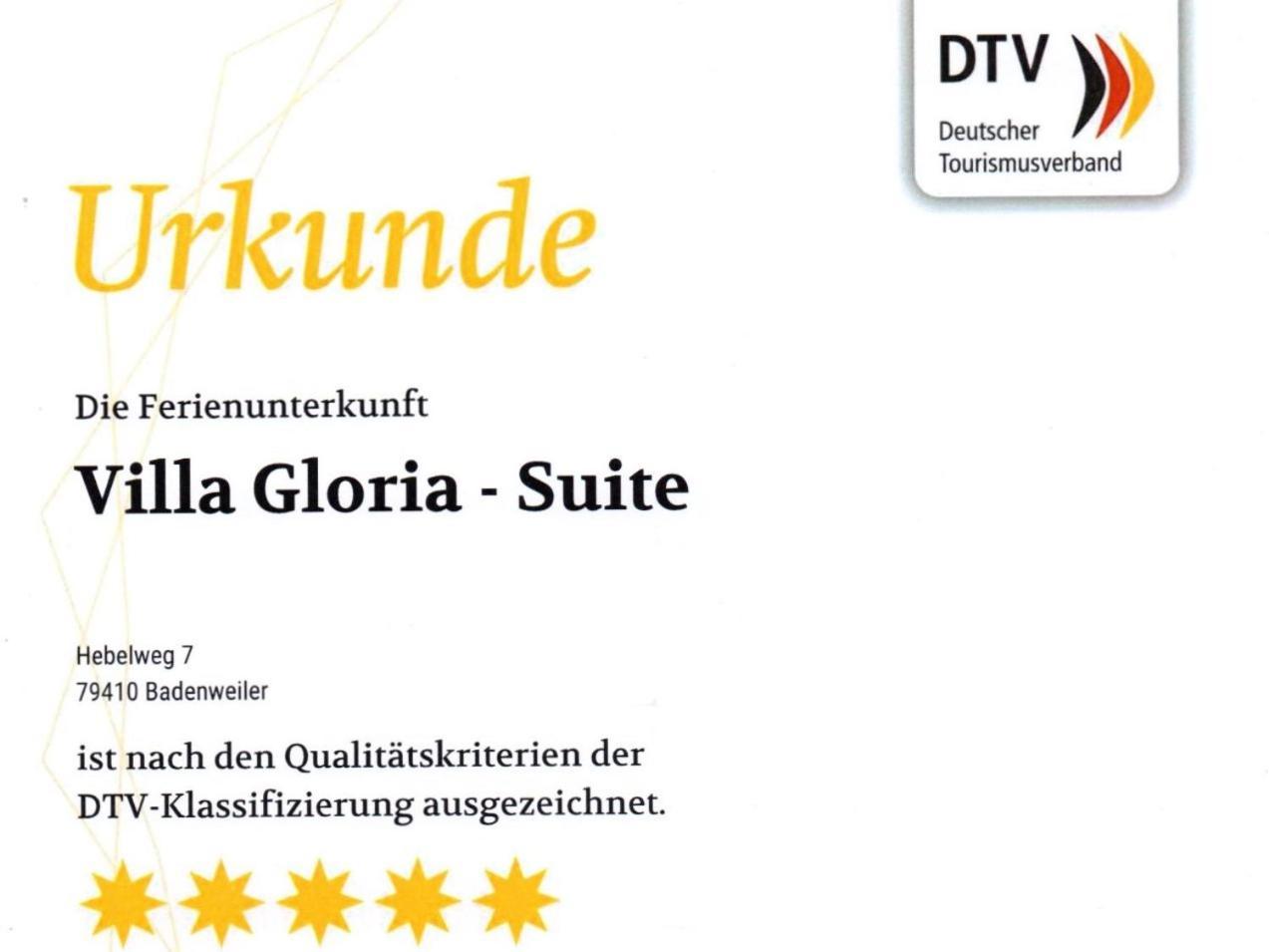 Villa Gloria - Fewo Suite บาเดนไวเลอร์ ภายนอก รูปภาพ